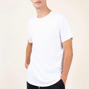 T-shirt à manches courtes pour hommes de haute qualité 100% coton biologique coupe régulière anti-rétrécissement 220g Streetwear décontracté épaule tombante solide - Product Image 2