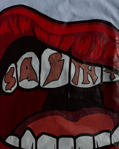 Camiseta para hombre de 100% algodón grueso de alta calidad en blanco Ringer de microfibra de peso pesado de gran tamaño desgastado lavado con ácido - Product Image 5