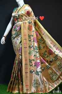 Dernier créateur Soft Silk Paithani Zari Work Pallu Fancy Saree By Fab Zone - Product Image 4