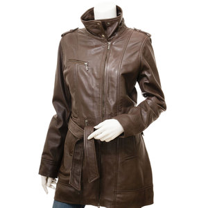 Chaquetas de cuero para mujer a precio bajo, moda para mujer, recién llegado, personalizadas a granel, chaqueta de cuero para mujer - Product Image 3