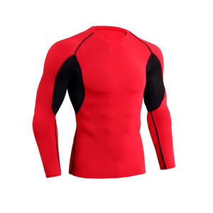 Precio al por mayor Hombres de manga larga Rash Guard MMA Rush Equipo de compresión Producto de alta calidad - Product Image 1