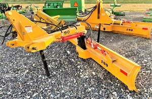 Rear Blade for Tractors Black Metal High Productivity Land Leveler Grader <b>Cultivator</b> Attachment - Product Image 4