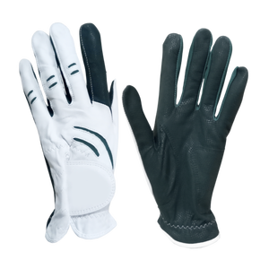 Gants de golf en peau de mouton Cabretta personnalisés pour hommes et femmes avec impression en silicone Taille de la main gauche ou droite EOM acceptée - Product Image 1