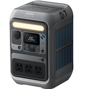 New Anker Portable Power Station SOLIX C300, 288Wh LiFePO4 Battery, 300W (600W Surge) <b>Solar</b> <b>Generator</b> - Product Image 1