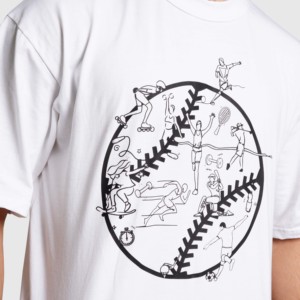 Camiseta Deportiva 100% Algodón Estilo Urbano en Blanco, Jersey Ligero con Estampado Sólido, Ropa Funcional para Ejercicio - Product Image 6