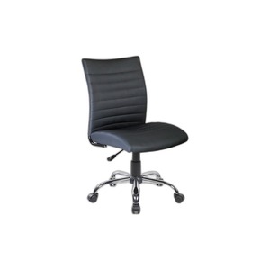 San Francisco Modern Lift Chair <b>Black</b> Eco- Leather Task Chair with Adjustable Height Wood Plywood PU Leather Fabric Home Use - Product Image 1