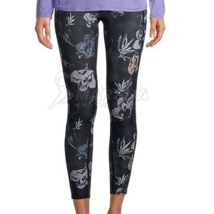 Wholesale Custom Made Design Yoga Leggings Elastic Waist High Quality OEM Service Yoga Leggings In Reasonable Price - Product Image 2