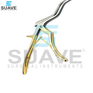 Rongeur Kerrison manuel en acier à poignée dorée, haute qualité, réutilisable, 45 degrés, SUAVE SURGICAL INSTRUMENTS, Nouvelle Arrivée - Product Image 4