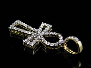 New Christian Religious Moissanite Diamond Iced Out Gold Plated Sterling <b>Silver</b> Prong Setting <b>Cross</b> <b>Pendant</b> for Men's Wear - Product Image 4