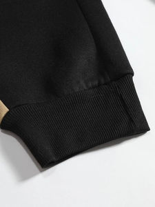 Chándal de lana ligero de alta calidad ajustado informal para hombre, ropa deportiva de último estilo para invierno, ropa deportiva de patrón sólido - Product Image 5