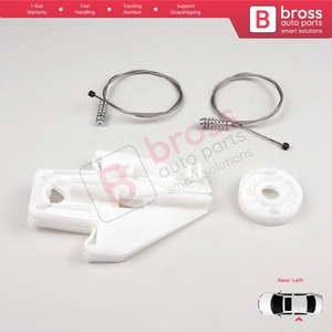 Kit de réparation de lève-vitre arrière gauche BWR495 pour Toledo MK2 1M2 1998-2004 Leon MK1 1M1 1999-2006 4/5 portes 1M0839461A - Product Image 5