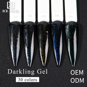 ICE NOVA Darking Gel Divers Styles Glow In The Dark Nail Gel Polish Luminous Gel Polish Avec <span class=keywords><strong>Effet</strong></span> Jour Et Nuit Sombre - Product Image 4
