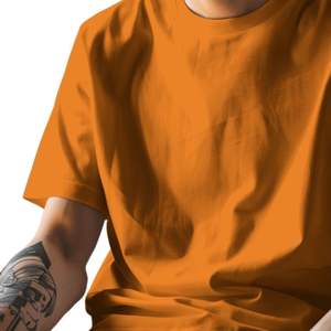 Venta al por mayor 100% algodón transpirable elección Camiseta estilo Unisex manga corta a granel en blanco INS modelo Color liso 220 gramos barato - Product Image 4