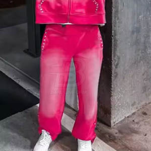 OEM Service Vente en gros Design personnalisé Rhinestone Trousers Nouvelle arrivée Private Label Rhinestone Trousers For Adult Mens Pants - Product Image 1