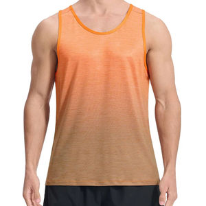 Camiseta de gimnasio para hombre, camisetas sin mangas con ajuste muscular, camiseta de entrenamiento físico, camiseta sin mangas con logotipo personalizado para gimnasio - Product Image 1