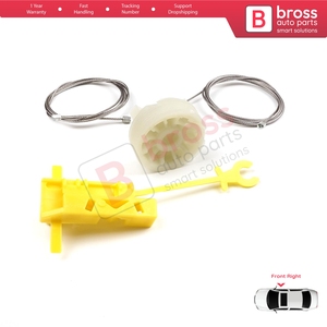 Juego de Reparación de Elevalunas Eléctrico Delantero Derecho BWR5498 para Trafic MK2 X83 JL FL EL Vivaro Primastar 2001-2015 7700311821 - Product Image 6