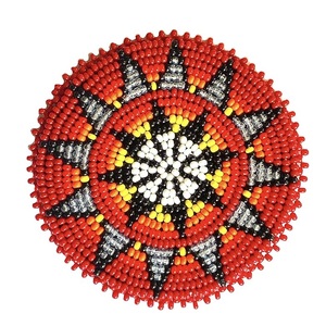 Seed <b>Beads</b> Custom Embroidery Patches For Bags Hats Jeans Jackets Fashion Beaded Embroidery Motif Patches For Women Accessories - Product Image 4