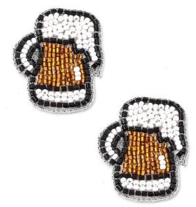 Nueva joyería semilla con cuentas moda Unisex perla gota bota pendientes Dallas vaca chica India - Product Image 4