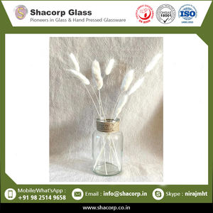 Jarrón de cristal de botella moderno de la mejor calidad con yute para decoración del hogar - Product Image 2