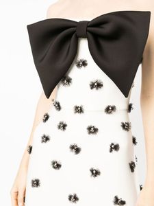 ชุดราตรีทรงเอไลน์สำหรับสตรีชุดราตรีแขนยาวไม่มีสายคาดเอวแต่งลายปักสำหรับงานปาร์ตี้ของผู้หญิง - Product Image 3