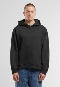 Haute qualité 100% coton français éponge hiver sweat à capuche surdimensionné épais polaire goutte épaule plaine blanc personnalisé hommes sweats à capuche - Product Image 4
