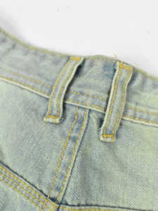 Couleur claire bloc teint hommes été short en jean 100% coton homme jean court multi poches short hommes jean skinny denim court - Product Image 5