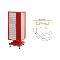 MIYAGO MYG-461 240 Organiseur de bureau multifonctionnel en plastique à tiroirs rotatifs, conception détachable, tolérance de 1 mm