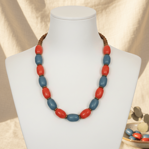 <b>Handmade</b> Vintage <b>Necklace</b> with for Rust & Tide Beads Classic Religious & Cute Style Main Material Shell Perfect Religious Gift - Product Image 5