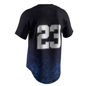 เสื้อเบสบอลสไตล์สตรีทแวร์ลำลอง ทรงเท่ห์ เหมาะสำหรับการฝึกซ้อมในฤดูร้อน ผลิตจากผ้าโพลีเอสเตอร์ตาข่ายยืดได้สี่ทิศทาง 100% - Product Image 2