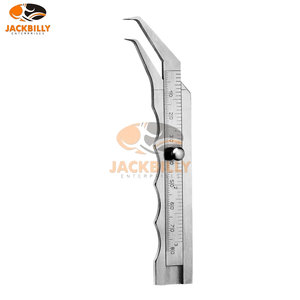 Thorpe Marchac 0-80mm Rango Ortopédico Neuroquirúrgico Calibrador de cirugía plástica Acero inoxidable 12cm Longitud Medición quirúrgica - Product Image 4