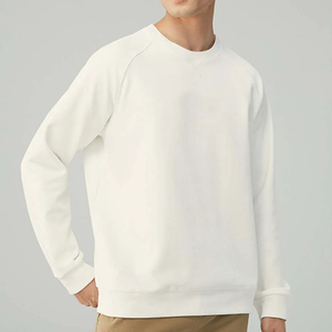 เสื้อฮู้ดดี้ผู้ชายผ้าฟลีซระบายอากาศดี คอกลม แขนยาว 100% ผ้าฝ้าย ทรงโอเวอร์ไซส์ สไตล์วินเทจแนวสตรีท  รับสกรีนโลโก้ตามแบบ  สินค้ามาใหม่ - Product Image 4