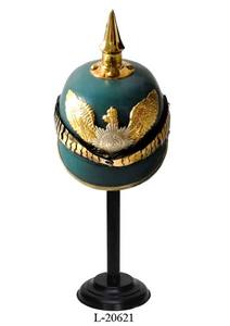 Casco medieval Pickelhaube Armor, fabricante y proveedor indio de casco Pickelhaube de cuero, producto de cuero genuino - Product Image 3