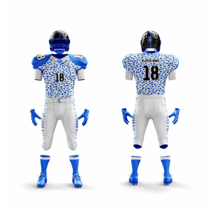 Reversible Fútbol Americano Jersey Uniforme Diseño personalizable Manga corta Ropa de entrenamiento Nuevo servicio OEM - Product Image 1