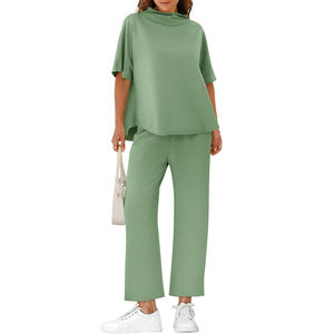 Vêtements de sport stylés Jogger Sets Cargo Pants Tracksuits Unisex Sweat Suits 2 Piece Set Casual Suit Comfortable Women Tracksuit - Product Image 1