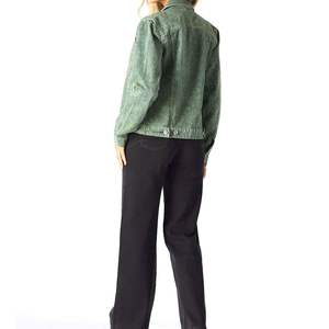 Chaqueta Vaquera para Mujer, al por Mayor, de la Mejor Calidad, Hecha a Medida, Nueva Tendencia, Forro Polar Cortavientos, Transpirable, para Otoño e Invierno, para Actividades al Aire Libre - Product Image 3