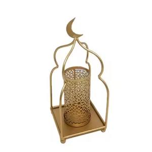 Faroles Metálicos Modernos Hechos a Mano para Decoración de Ramadán, Eid, Navidad y Año Nuevo, para Festividades Musulmanas, sin Electricidad, para Uso en Mesa - Product Image 5