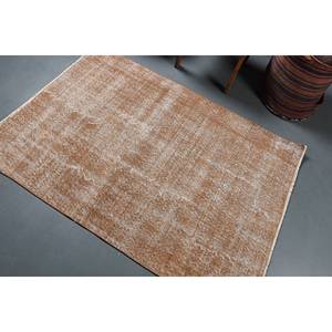 Tapis en laine turque moderne chic et vintage 3.7ft X 5.4ft motif patchwork tissé plat pour décor de salon 4m de largeur support en latex - Product Image 4