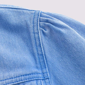 Veste en jean surdimensionnée à effet délavé, respirante, matelassée, tendance automne, hip-hop, pour femmes - Product Image 4