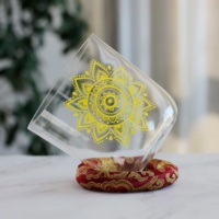 Ensemble de bols chantants en cristal de quartz clair Mountain Rain, 7 chakras, 432 Hz, 440 Hz, faits à la main, Alchimie Orange, Sonothérapie, Fabriqué en Chine, Autre