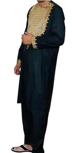 Dernier modèle de costume afghan brodé Ser 2 pièces robe traditionnelle ethnique Shalwar Kameez Afghani robe de mariage culturelle - Product Image 3