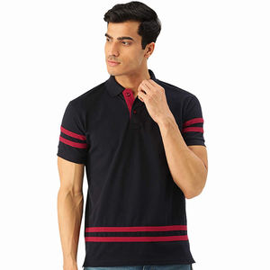 <b>Men's</b> Quick Dry Cotton <b>Polo</b> <b>Shirt</b> Slim Fit Short Sleeve Pullover <b>Black</b> Color Golf <b>Polo</b> <b>Shirt</b> With Custom Design - Product Image 1