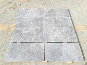 หินอ่อนสีอ่อนแบบขัดเงา ขนาด 25x25 ซม. ตัวอย่างขนาดเล็ก ทนทาน ทันสมัย ปูพื้นทางเดิน ปูพื้นสวน ผลิตในตุรกี - Product Image 3