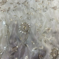 Tissu brodé en viscose pure de qualité supérieure, largeur 44, 155 575/m, vente en gros pour les filles, pour les vêtements fantaisie et ethniques