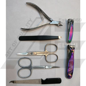Stainless Steel CUTICAL Wire <b>Spring</b> Nail Care Tools Fingernail Clippers Grooming Kits Silver 9cm - Product Image 3