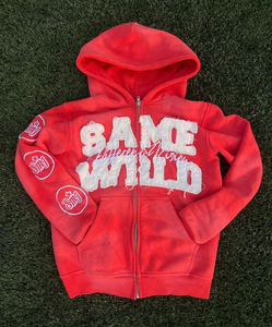 OEM Hombres 100% Algodón 480GSM Peso Pesado Transpirable Fleece Estampado Chándal Secado rápido Acampanado Conjunto Streetwear Gimnasio Otoño - Product Image 1