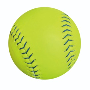 Softball de entrenamiento de béisbol blanco y amarillo oficial con logotipo personalizado de alta calidad popular de fábrica - Product Image 3