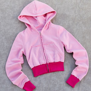 ชุดวอร์มผ้าคอตตอนแบบมีซิปสองชิ้นชุดวิ่งสำหรับสตรีทสูทผ้าฝ้าย100% ลำลองงานตามสั่ง - Product Image 3