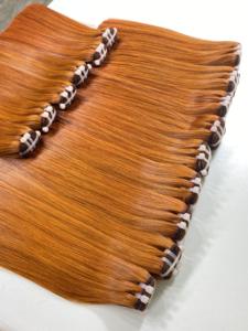 Vente en gros 100% Remy Extensions humaines vierges vague de corps droite naturelle lâche vague profonde crépus tissage droit Super Double dessiné - Product Image 4