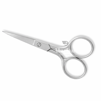 Ciseaux à cuticules en acier inoxydable, lame droite, outil de manucure de précision, tranchant, durable, pour droitiers, professionnel, beauté