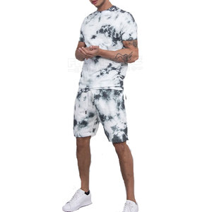 2024 สินค้าใหม่มาใหม่ขายส่งฤดูร้อนผู้ชายสบายๆเสื้อยืดและกางเกงขาสั้นชุดBreathableเสื้อยืดและกางเกงขาสั้นชุด - Product Image 1